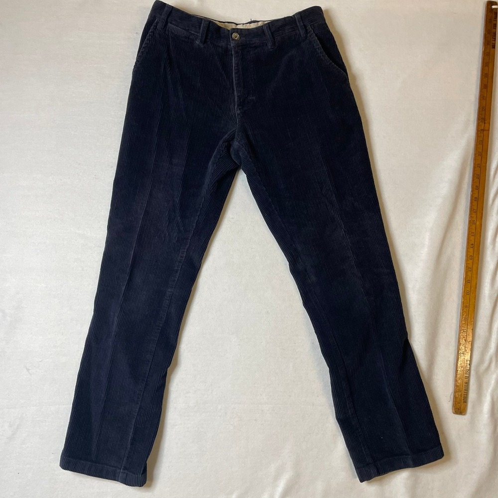 Barbour Men's Navy Corduroy Pants